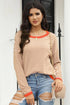 'Jolene' Striped Drop Shoulder T-Shirt - Celes Fashion